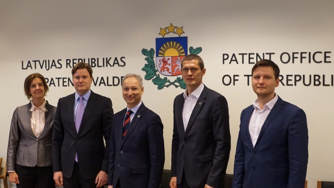 Tieslietu ministra Jāņa Bordāna vizīte Patentu valdē