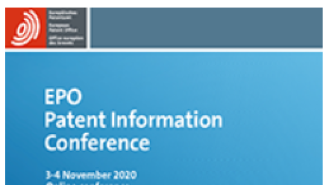 Eiropas Patentu iestāde (EPO) aicina pieteikties dalībai Patentu informācijas konferencē 2020
